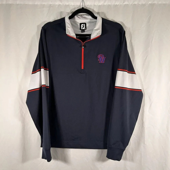 FootJoy Other - Footjoy Golf jacket Men's Medium Blue 1/4 Zip Long Sleeve Pullover